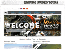 Tablet Screenshot of enduroguidedtours.com